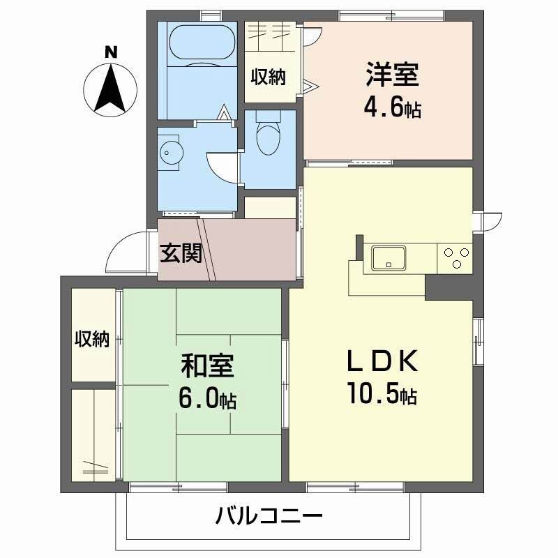 フラワーガーデン  間取り