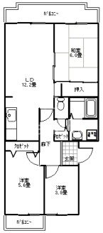 ヴィラ赤とんぼ 間取り