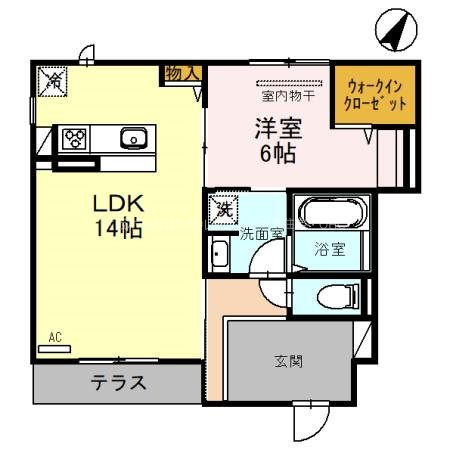 ウエスタンハイツ17 間取り