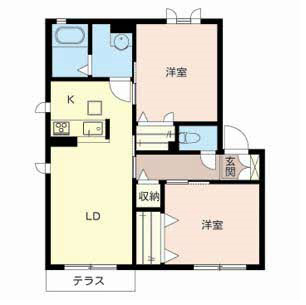 アトレッテ　ジーロ 間取り