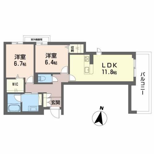 シャーメゾン　ヴァンヴェール 間取り