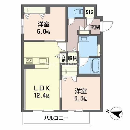 ｓｈａｍａｉｓｏｎ　栄蔵 間取り