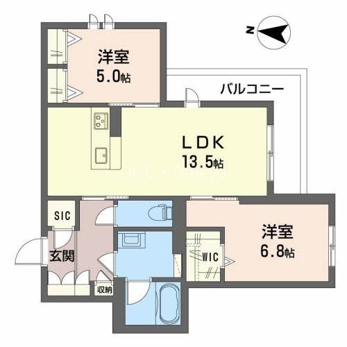 Ｌｕｍｉｔоｉｌｅ　久宝寺（ルミトワール） 間取り