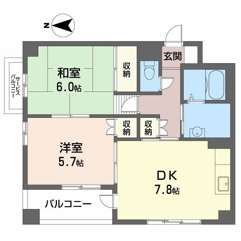Ｖｉｖｅｒ　Ｆｕｓｅ 間取り