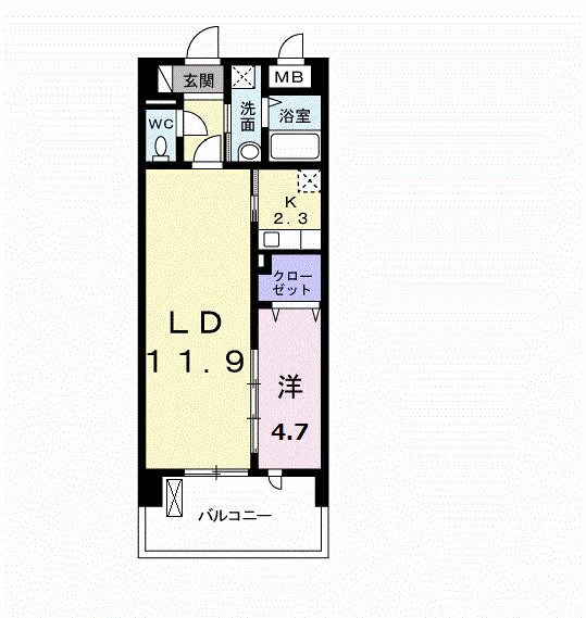 メゾンラフィネ 間取り