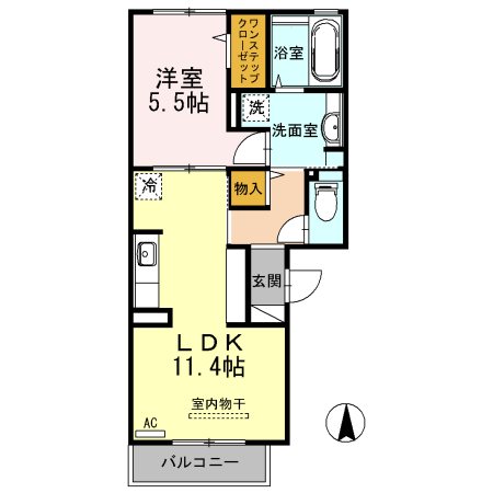大阪府東大阪市高井田28-34 間取り