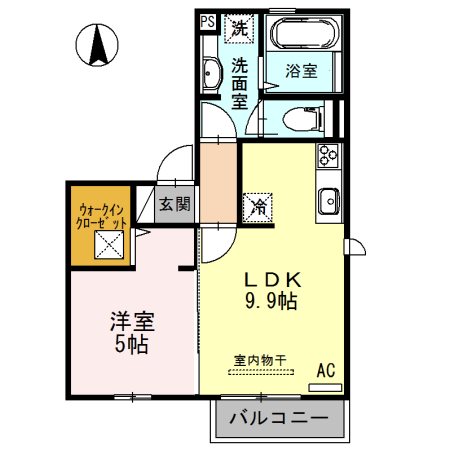 フェリオ吉田  間取り