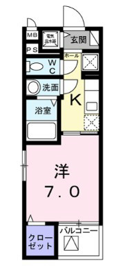 シェモワ　八尾 間取り