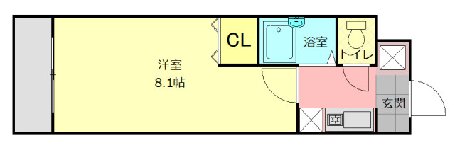 メゾンドールヤマヒデ参番館 間取り