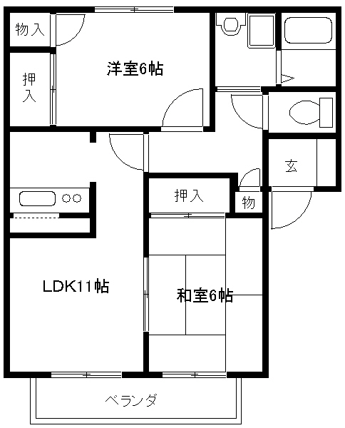 フレグランス藤 間取り
