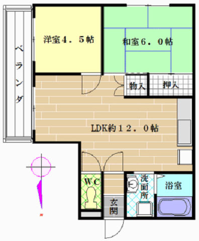 メゾンキューブ 間取り