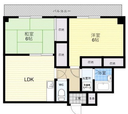 志紀ロイヤルハイツ 間取り