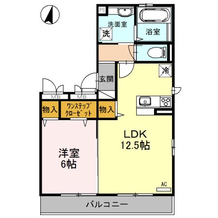 大阪府東大阪市額田町1-6 間取り