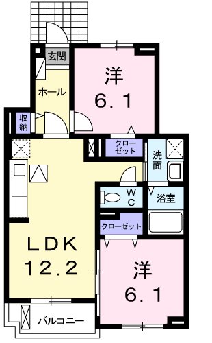 大阪府東大阪市稲葉２丁目5-14 間取り