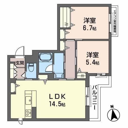 シャーメゾンＦ＆ｄ 間取り