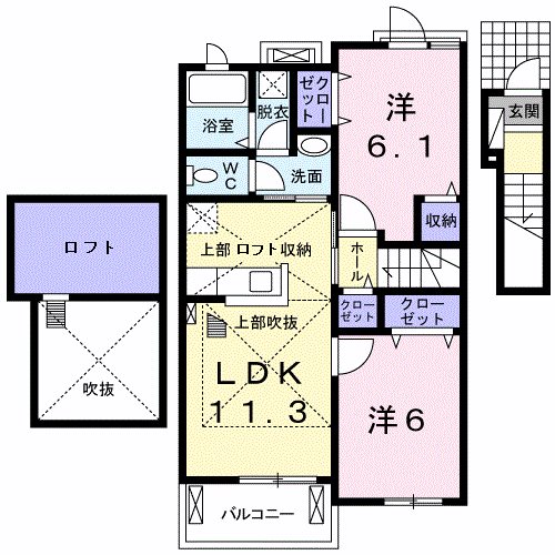 大阪府東大阪市玉串町東２丁目8-7 間取り