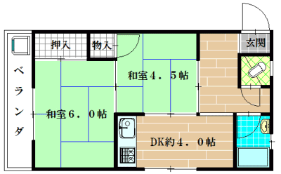 RHYTHM八尾 間取り