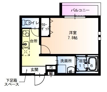 フジパレス俊徳道WEST 間取り