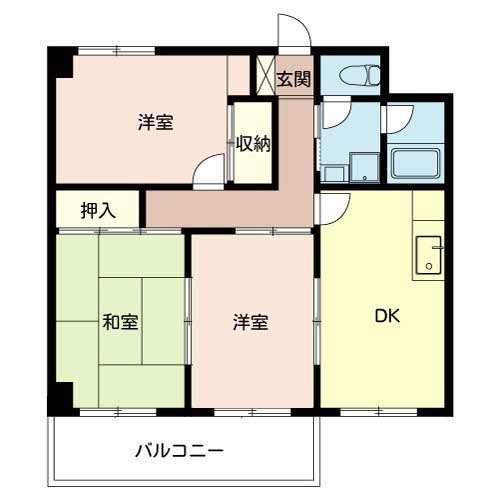 グロウブ東翠園 間取り
