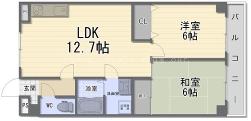 大阪府八尾市東山本町８丁目6-37 間取り