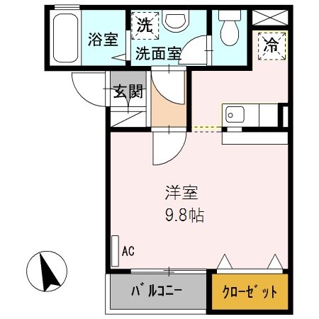 サニーコートオオクボ 間取り