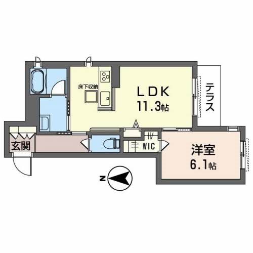 ル　ボヌール　ヤエ	 間取り