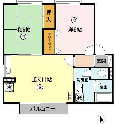 エクセレント山本  間取り