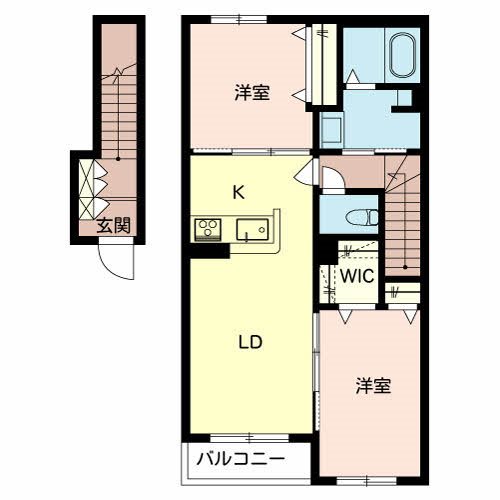 シャーメゾン　ドゥース 間取り