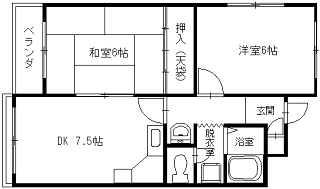 梅村ハイツ 間取り