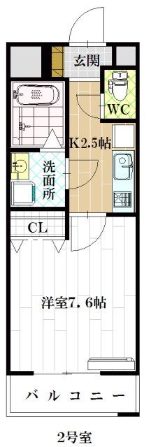 ルミエール久宝寺Ⅱ 間取り