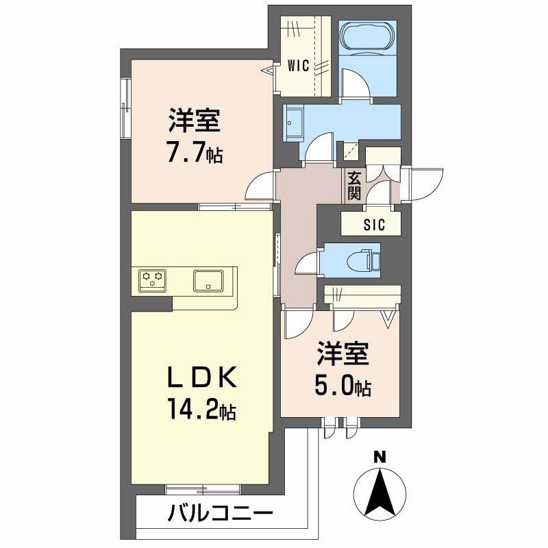 シャーメゾン　レーヴ	 間取り
