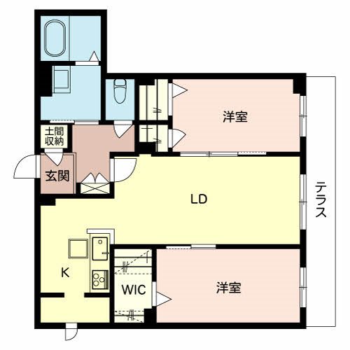 Ｅｓｐｅｒａｎｚａ・ＵⅡ 間取り