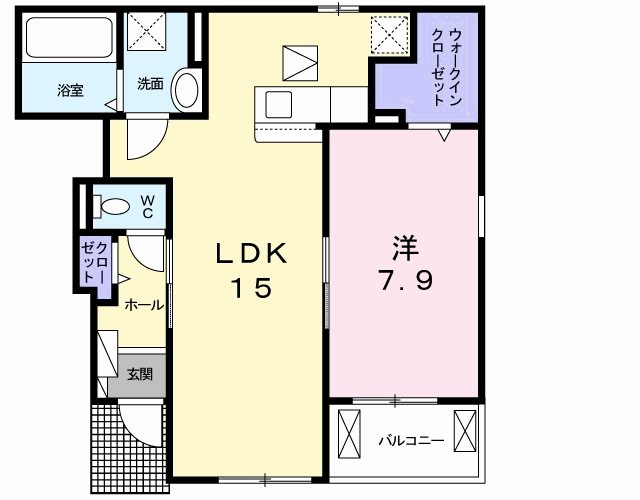 ＡＶＥＮＩＲ蒼 間取り