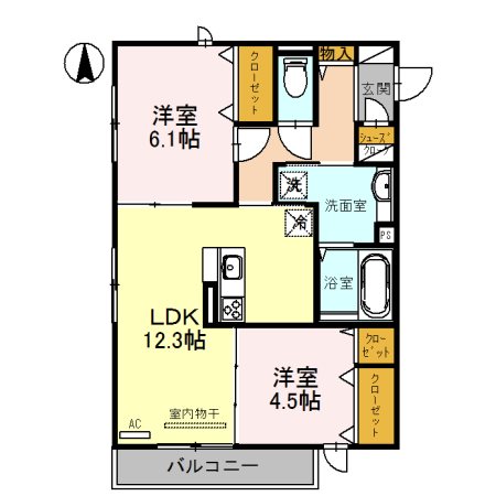 オルソ　A棟 間取り