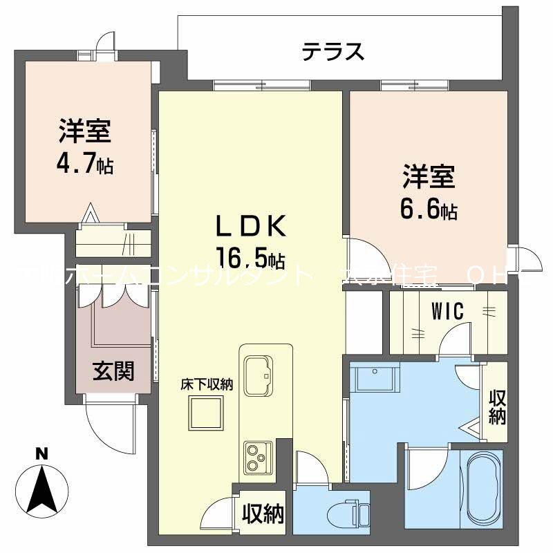 シャーメゾン　グリナージュ 間取り