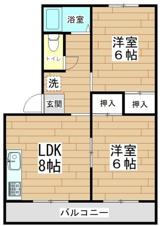 シャルル久宝寺 間取り