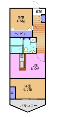 グランフェル八尾 間取り