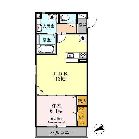 グレイスコートＡ棟 間取り