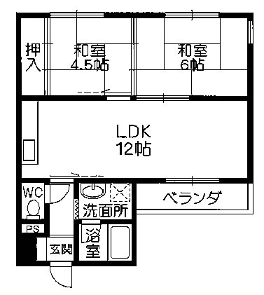 セルバ山本Ⅰ 間取り