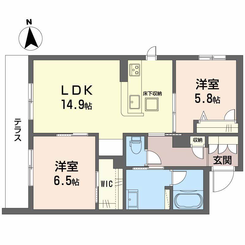 シャーメゾン深江北 間取り