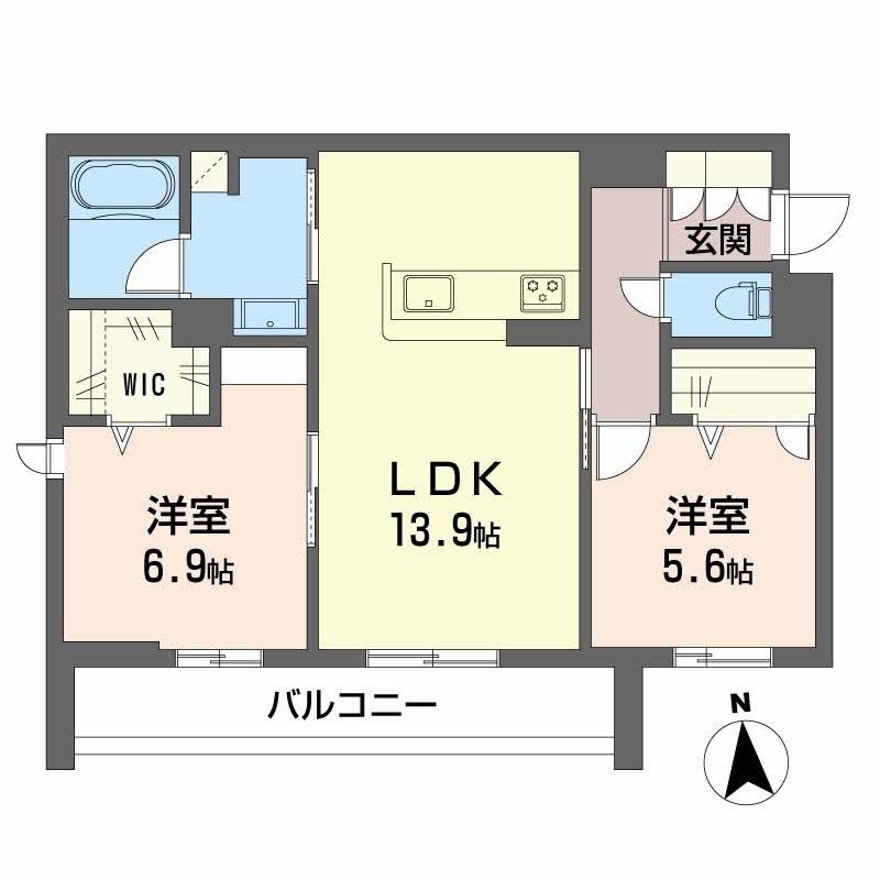 シャーメゾン深江北 間取り