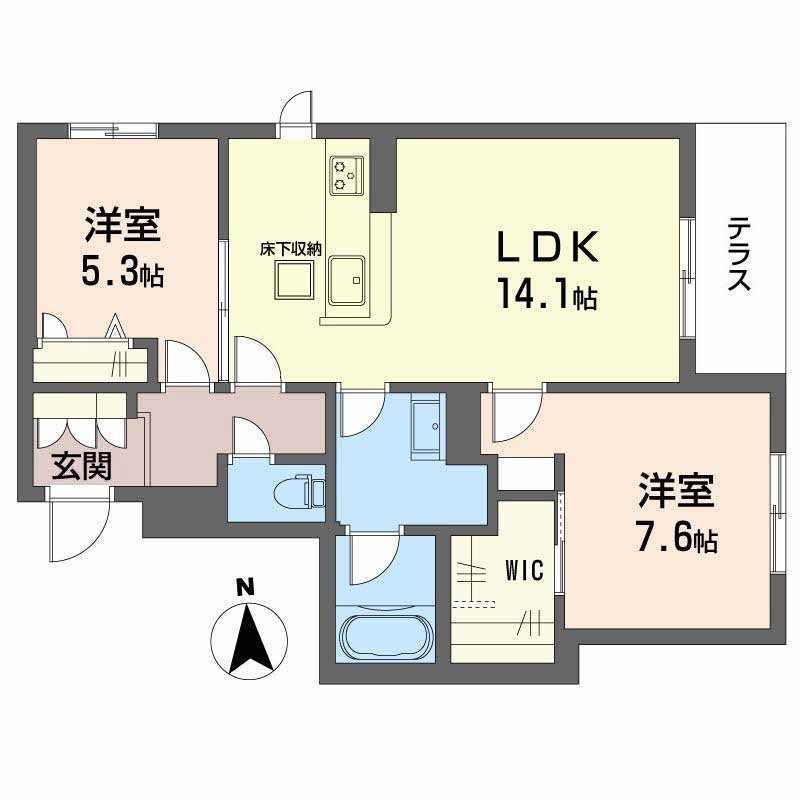 シャーメゾン深江北 間取り