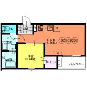F+style八尾北久宝寺 間取り