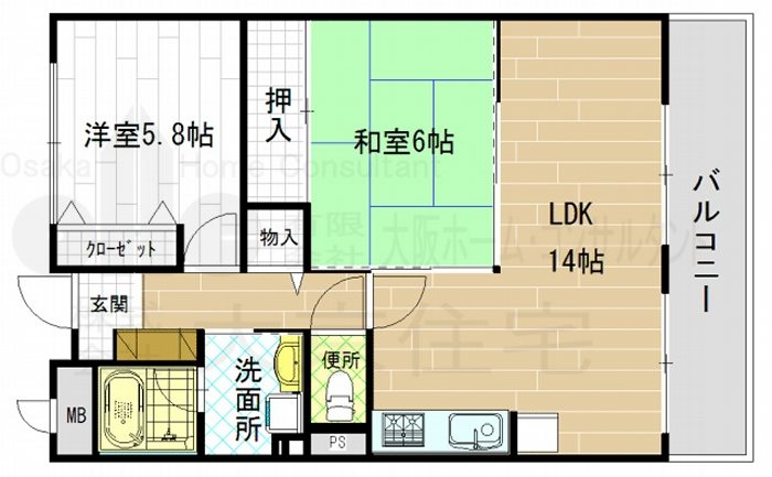 メゾンプチチェリー 間取り
