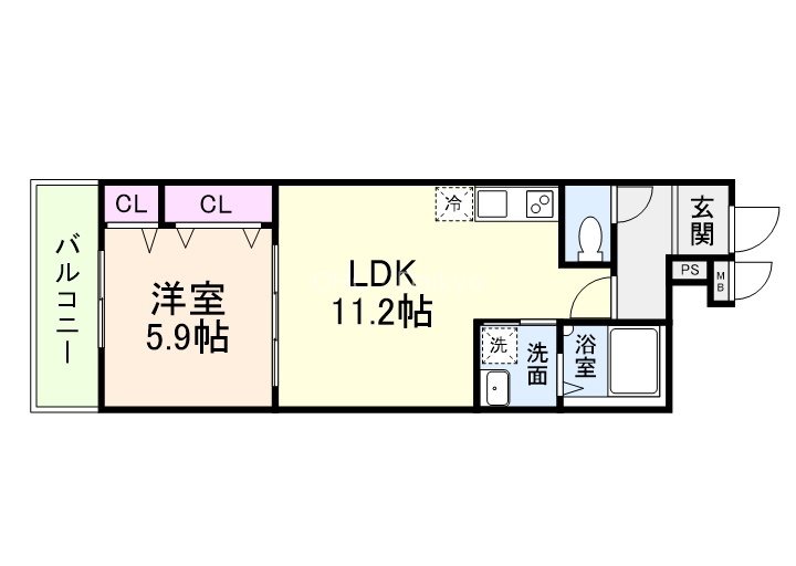 フジパレス教興寺三丁目Ⅱ 間取り