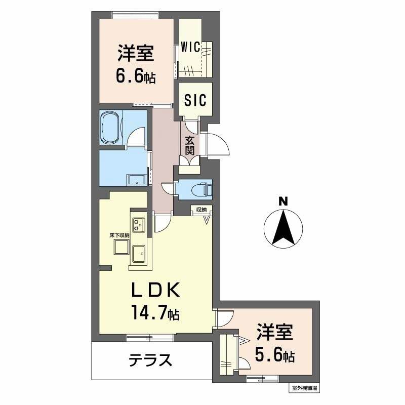 シャーメゾン　ウィステリア 間取り