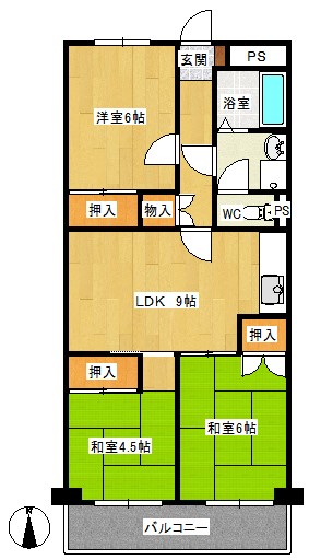 ピアパーク美園  間取り
