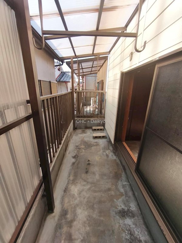 山本町北７丁目戸建て ベランダ