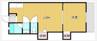小畑コーポラスA棟 間取り