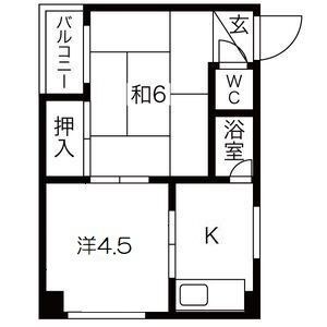 久宝寺コーポラス 間取り